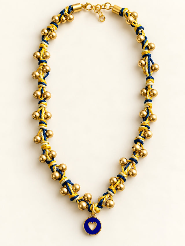 Collar Amuleto Azul