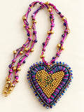 Collar Corazón Violeta | Benedetto Cuore