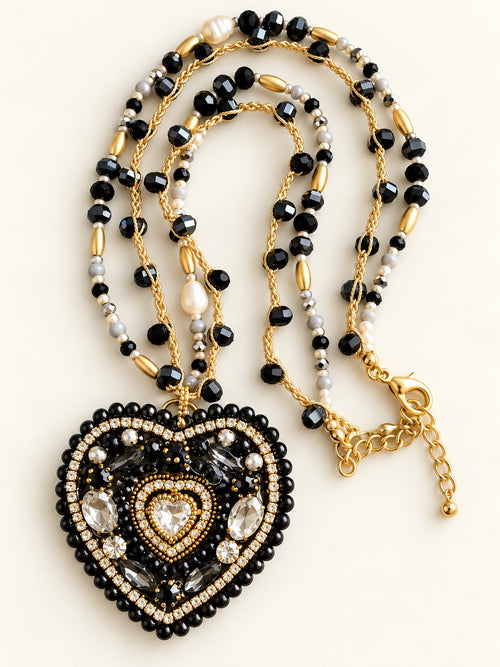 Collar Corazón Noir | Benedetto Cuore