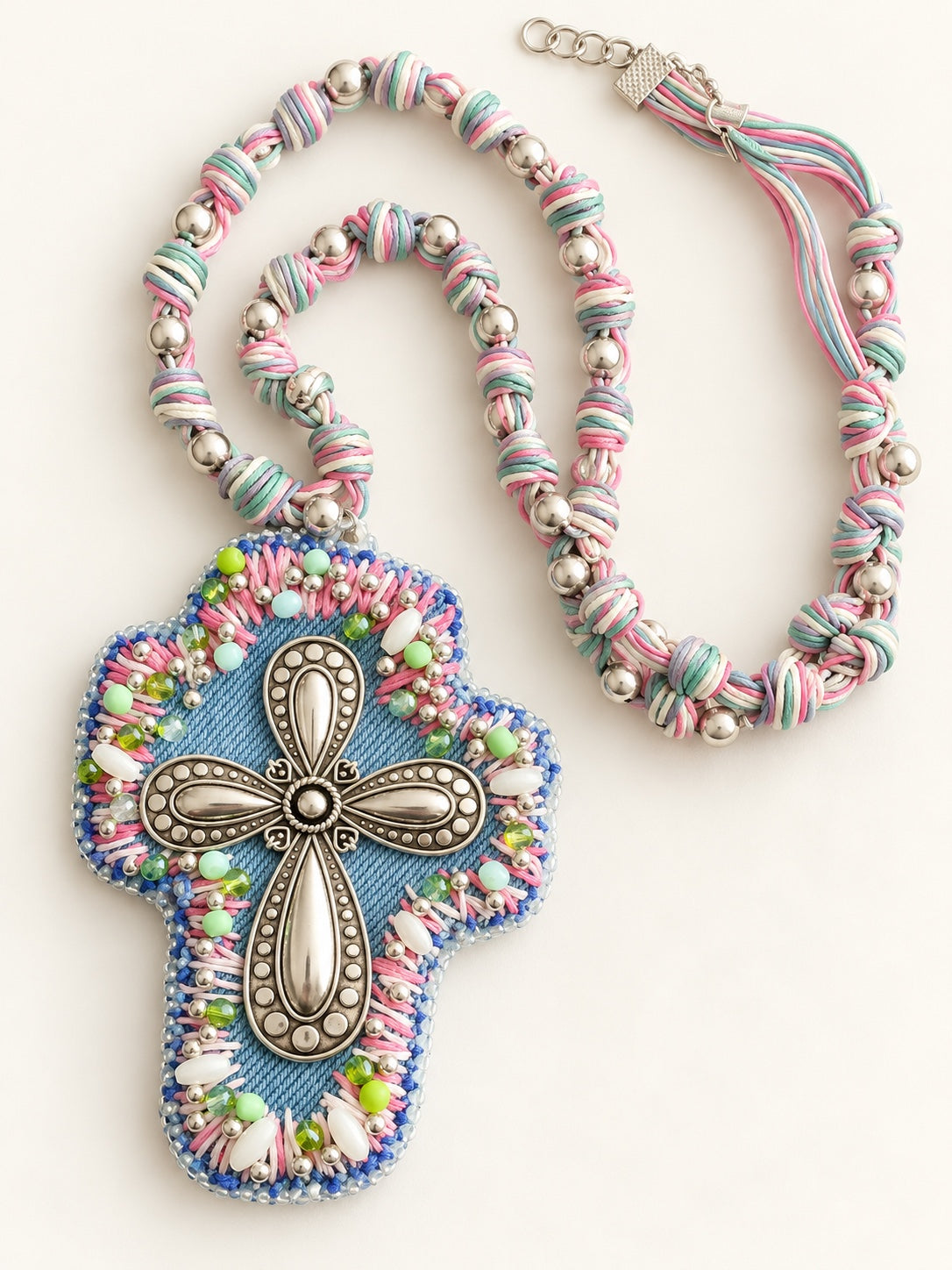 Collar Cruz Pastel | Benedetto Cuore